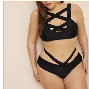 2 piece plus bathing suit